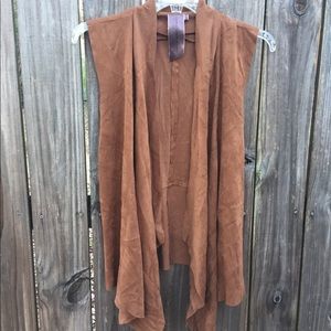 Brown Suede vest